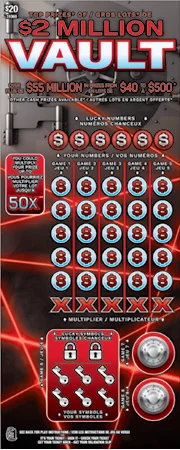Vault scratch-off ticket