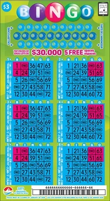 BINGO scratch-off ticket