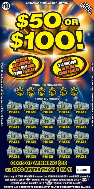 $50 or $100! 2026 Ed