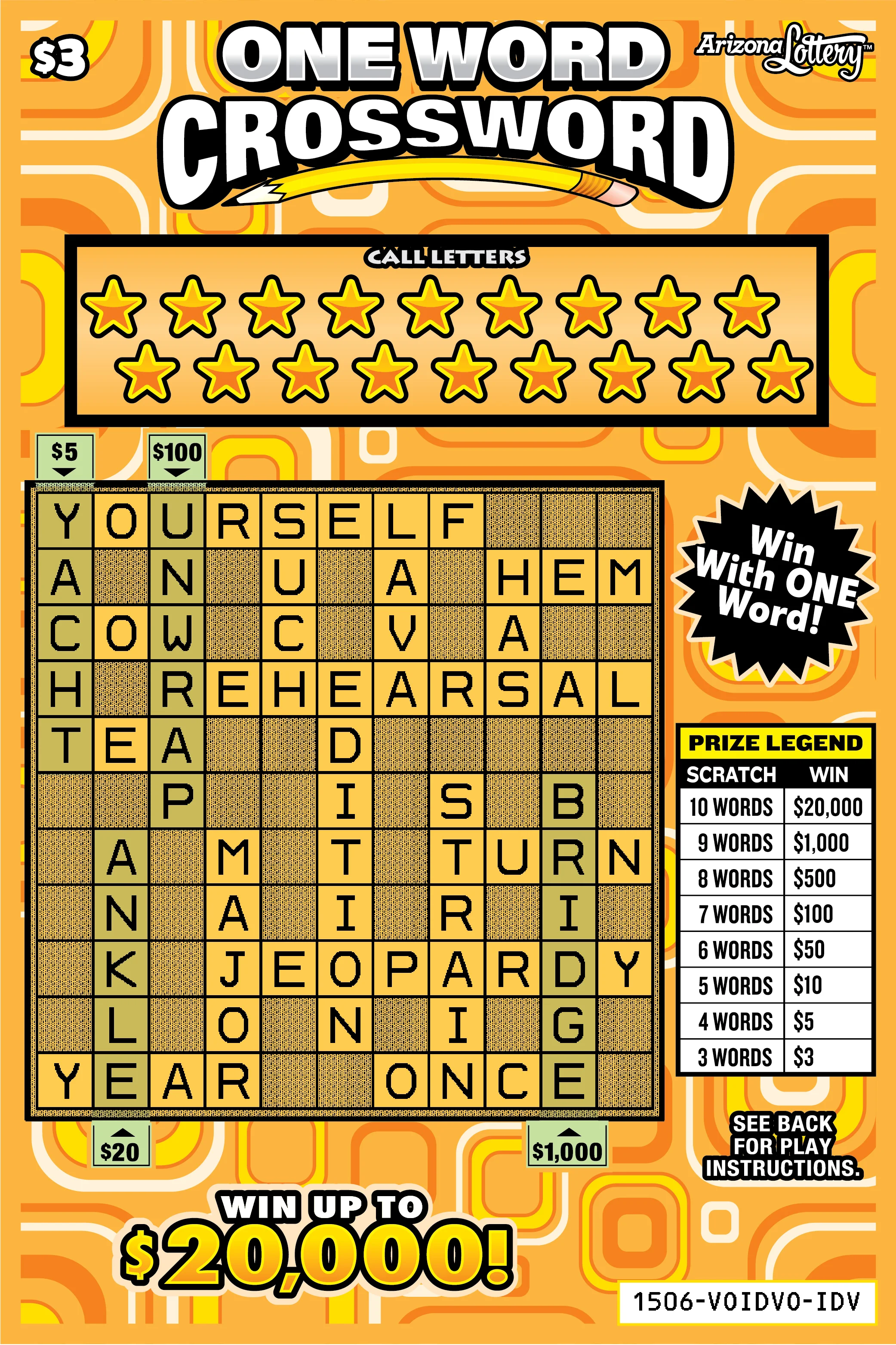 One Word Crossword