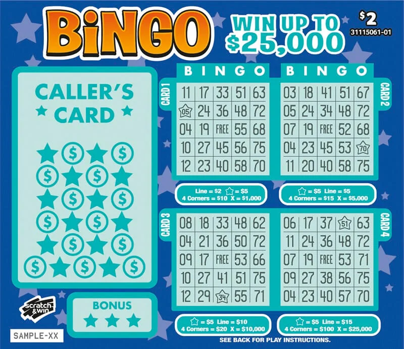 Bingo scratch-off ticket