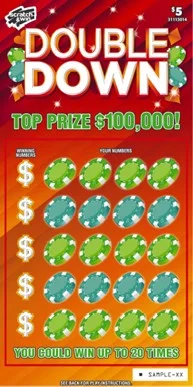 Double Down scratch-off ticket