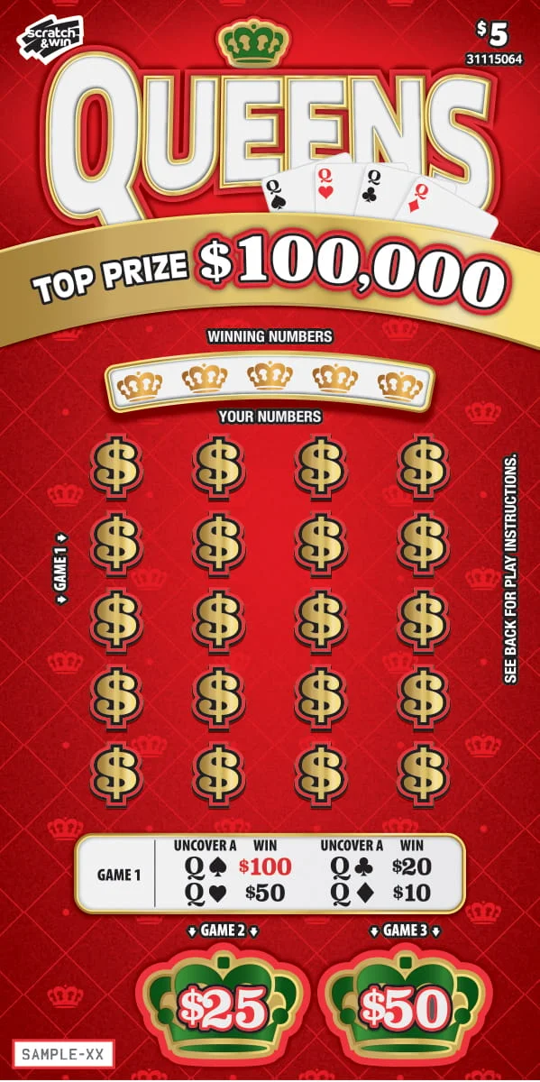 Queens scratch-off ticket