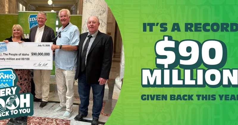 Idaho Lottery Hands Public Schools a Record Payout