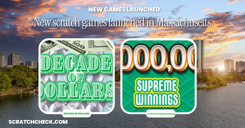 Massachusetts launched 5 new scratch-offs, led by a $10 game rating 87.9
