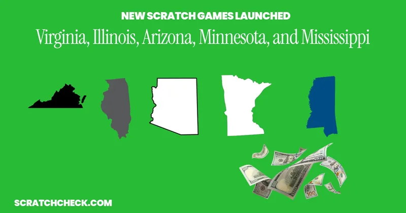 18 New Scratch-Offs Just Launched Across Virginia, Illinois, Arizona, Minnesota, and Mississippi