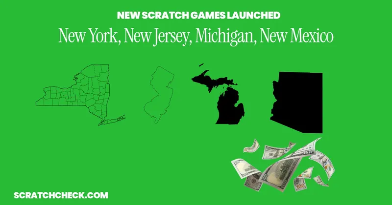 11 New Scratch-Offs Just Launched in New York, Michigan, New Mexico, and New Jersey