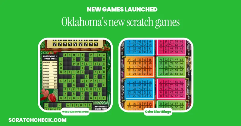 Oklahoma Launched 6 New Scratch-Offs