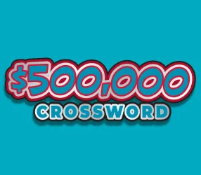 $500,000 Crossword (Game #364) scratch-off ticket