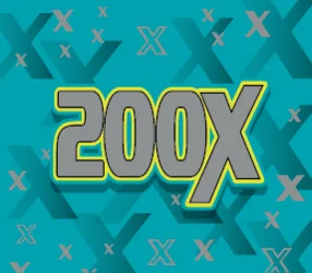 200X (Game #375) scratch-off ticket