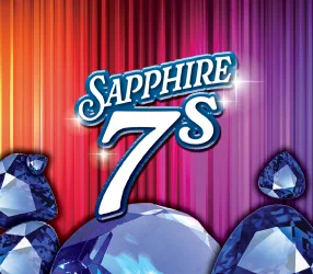 SAPPHIRE 7s scratch-off ticket