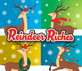 Reindeer Riches $1 Colorado Lottery scratch-off ticket