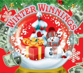 Winter Winnings $5 Colorado Lottery scratch-off ticket
