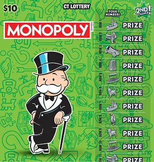 $10 MONOPOLY scratch-off ticket