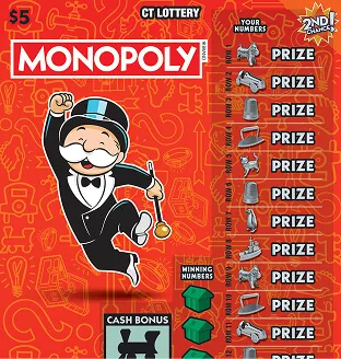 $5 MONOPOLY scratch-off ticket