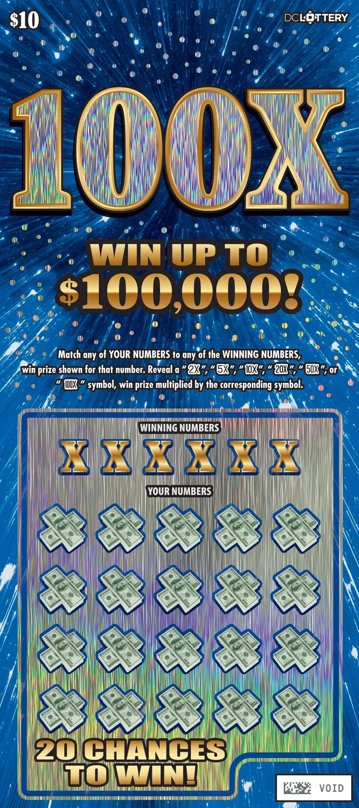 100X