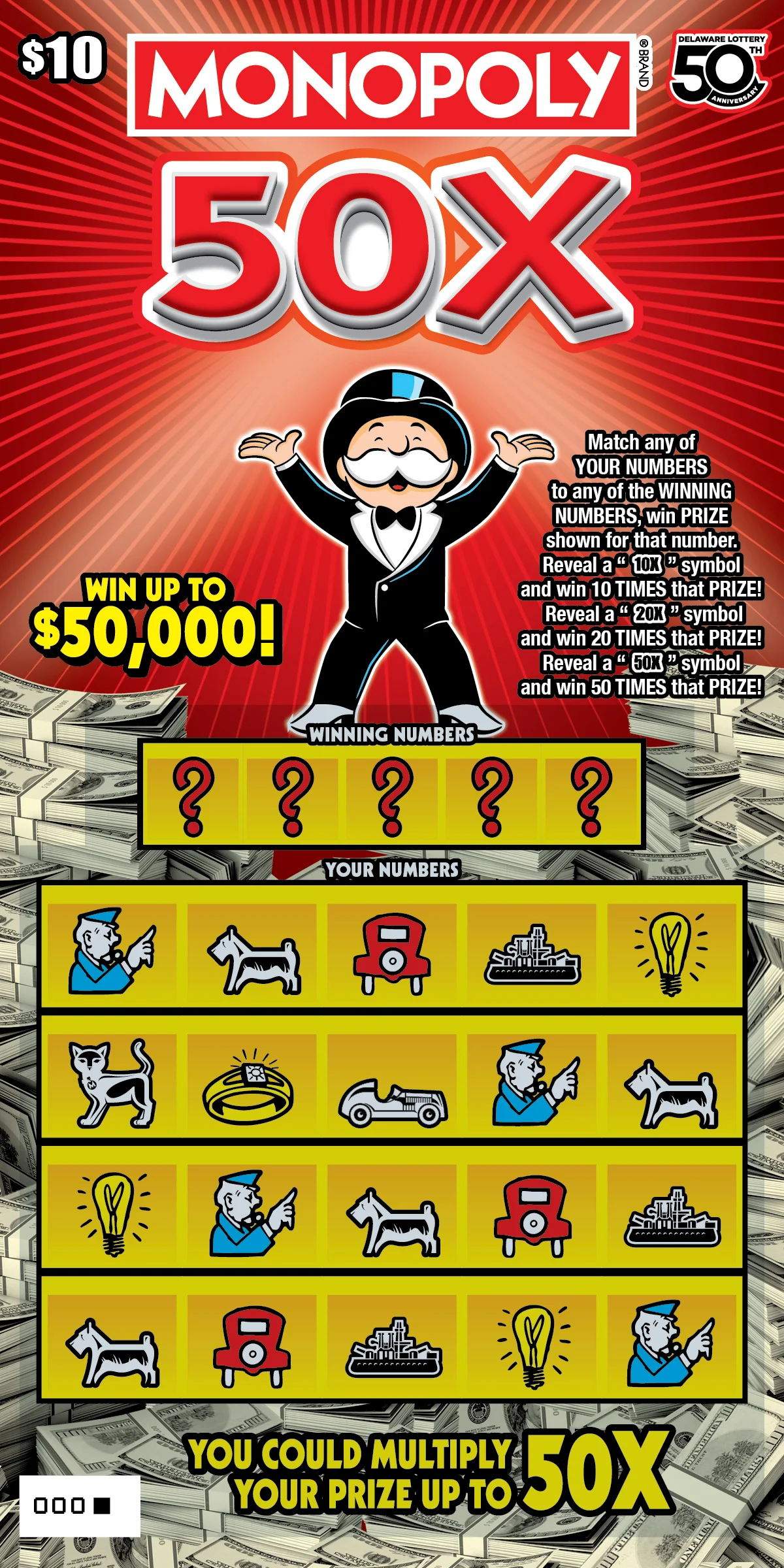 MONOPOLY 50X