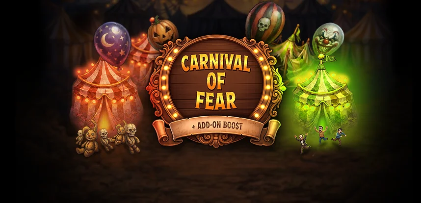 Carnival of Fear + Add-On Boo$t Pennsylvania PA iLottery eInstants game
