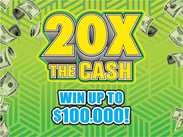20X THE CASH (Game #1620) scratch-off ticket