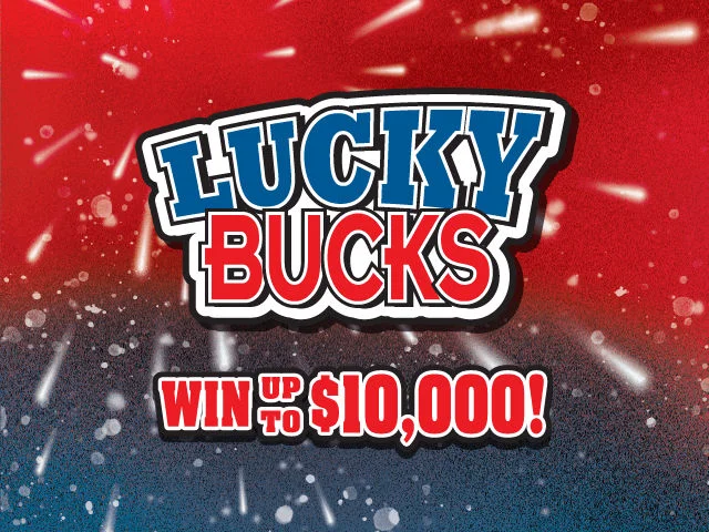 LUCKY BUCKS scratch-off ticket