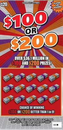 $100 OR $200