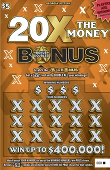 20X THE MONEY BONUS DOUBLER