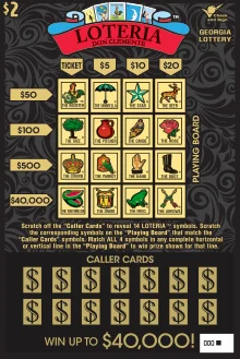 LOTERIA scratch-off ticket