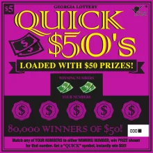 QUICK $50's (Game #1446)