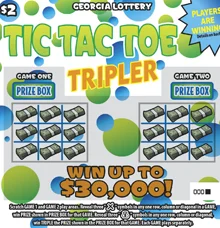 TIC TAC TOE TRIPLER scratch-off ticket