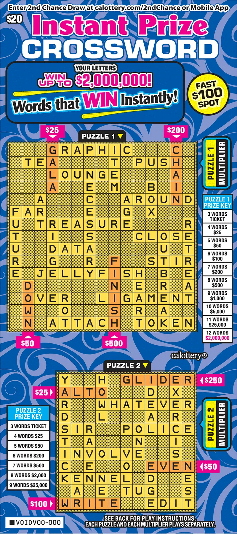 Instant Prize Crossword (Game #1590)