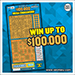 $100,000 Mega Crossword scratch-off ticket