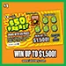 $50 Frenzy scratch-off ticket