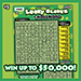 Lucky Clover Crossword scratch-off ticket