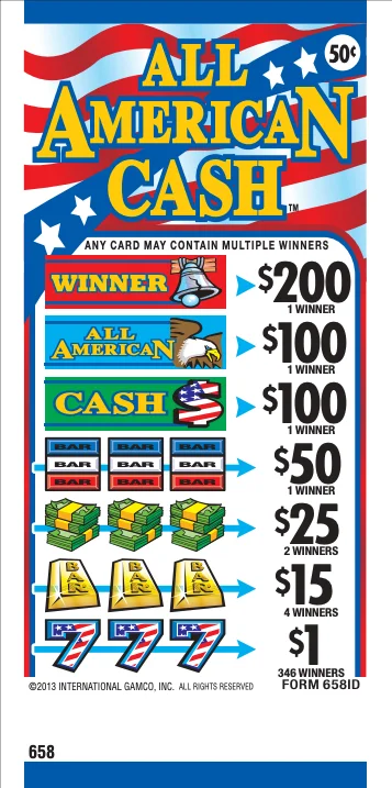 All American Cash scratch-off ticket