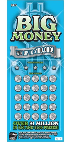 Big Money scratch-off ticket