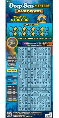 Deep Sea Mystery Cashword