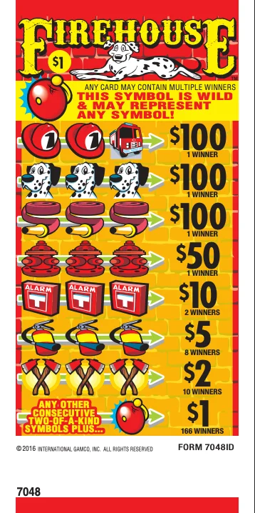Firehouse scratch-off ticket
