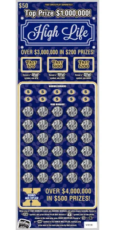 High Life scratch-off ticket