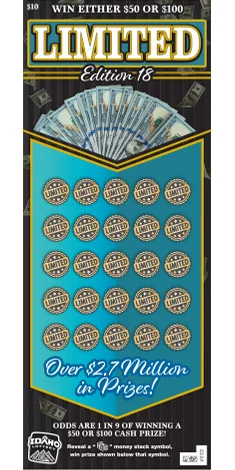 Limited 18th Edition scratch-off ticket