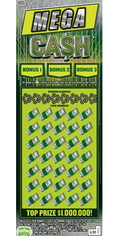 Mega Cash scratch-off ticket