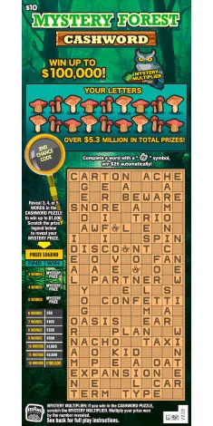 Mystery Forest Cashword