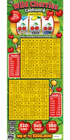 Wild Cherries Cashword