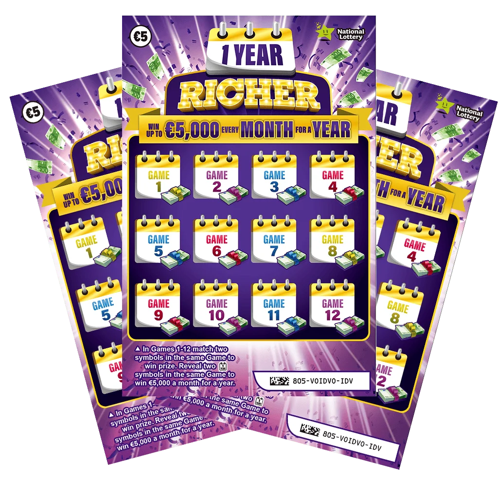 1 Year Richer (#805) scratch-off ticket