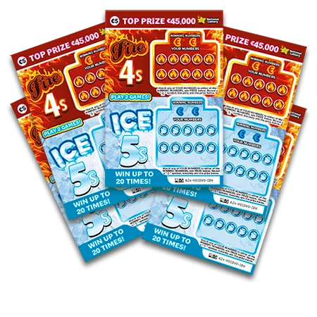 Fire 4s Ice 5s (#624) scratch-off ticket