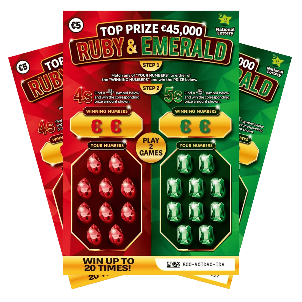 Ruby & Emerald (#800) scratch-off ticket