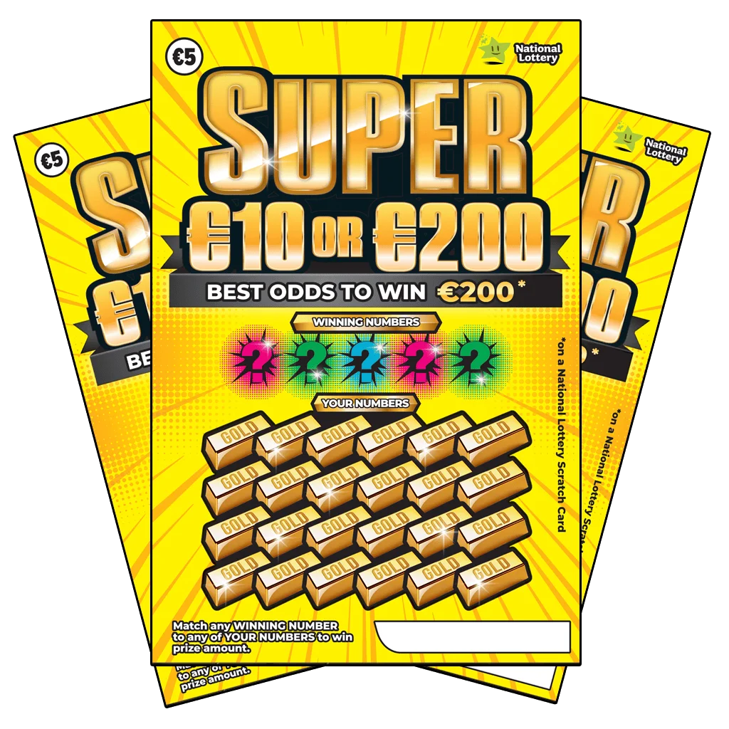 Super €10 or €200 (#804) scratch-off ticket