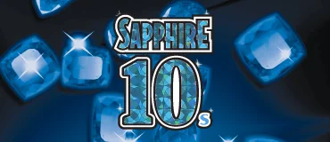 Sapphire 10s scratch-off ticket