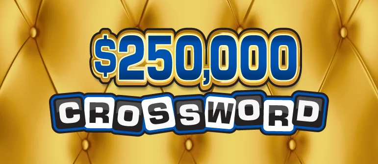 $250,000 Crossword 2026 scratch-off ticket