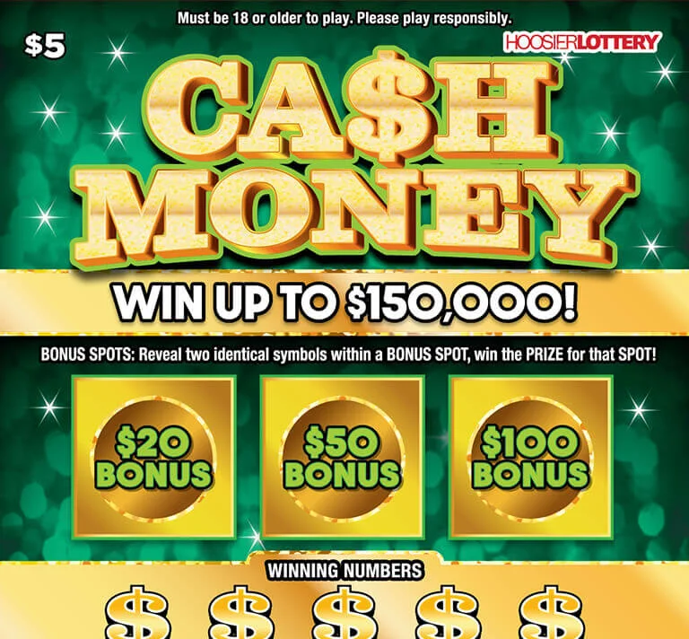 CA$H MONEY scratch-off ticket
