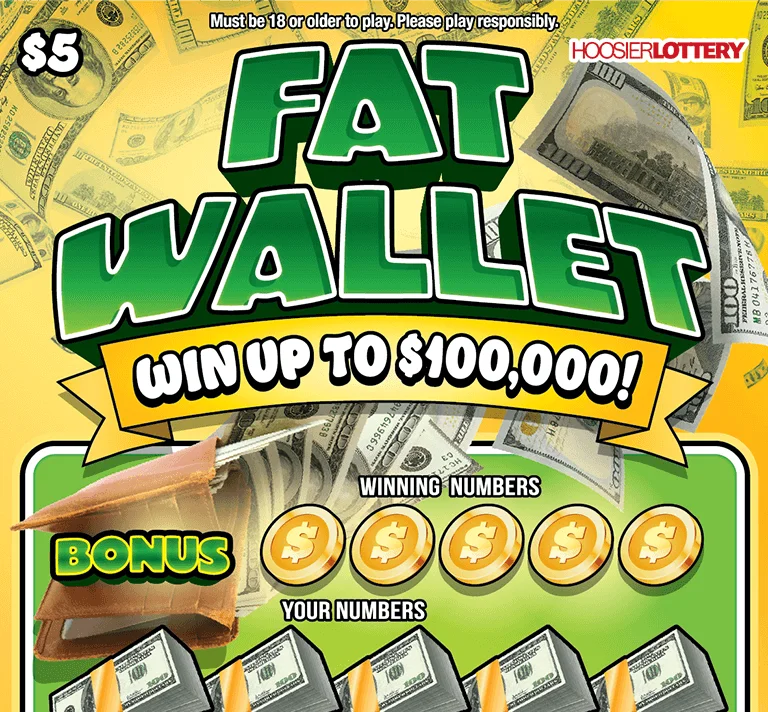 FAT WALLET scratch-off ticket